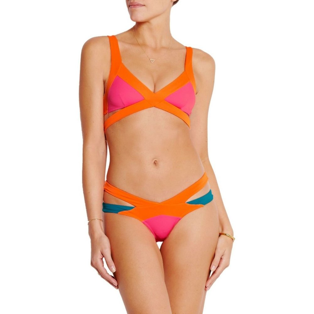 Agent Provocateur Mazzy PopStar Colorblock Bikini